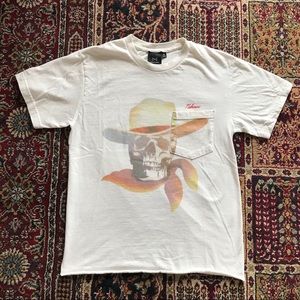 Cowboy skeleton graphic tee